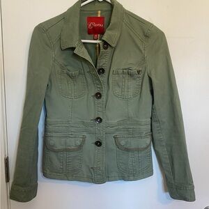 Guess Women's Olive Utility Jacket